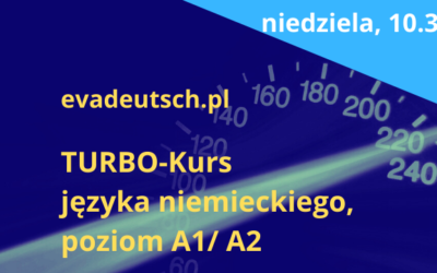 TURBO-Kurs języka niemieckiego, poziom A1/A2 (niedziela, 10.30)