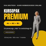 Kursopak PREMIUM – kompletny kurs niemieckiego online A1 A2 B1 z dostępem dożywotnim
